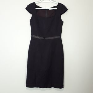 MARC NEW YORK Zippered Waist Plum Sheath Dress
